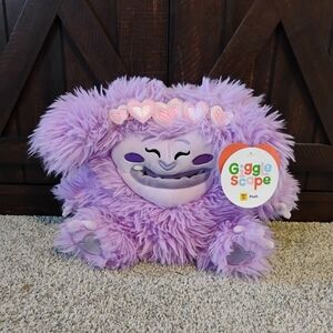 NEW Target Giggle Scape MONSTER 15" Valentine's Fuzzy Soft Open Mouth Plush Toy